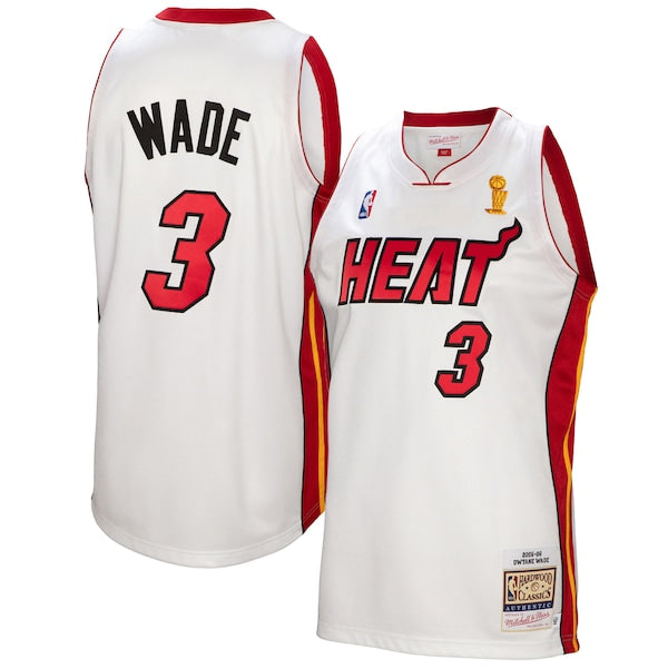 Dwyane Wade Miami Heat  2005-06 Authentic Player Jersey - White