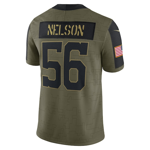 Quenton Nelson Indianapolis Colts Nike 2021 Salute To Service Limited Player Jersey - Olive