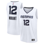 Ja Morant Memphis Grizzlies  Fast Break Replica Player Jersey - Association Edition - White