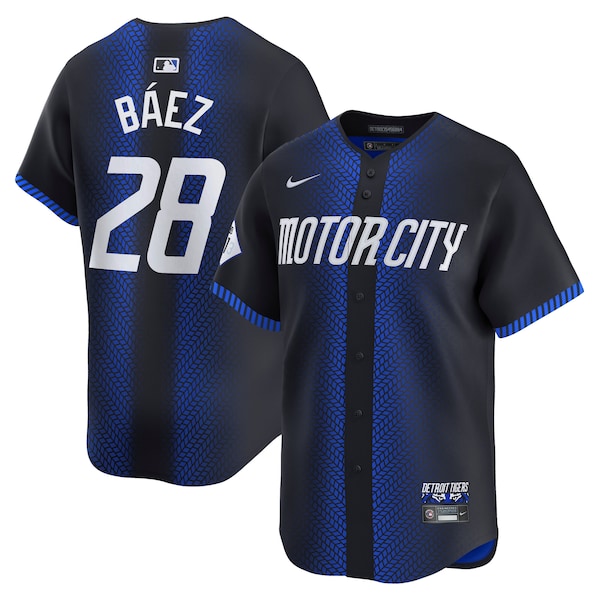 Javier Báez Detroit Tigers Nike City Connect Limited Jersey - Navy