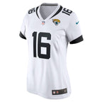 Trevor Lawrence Jacksonville Jaguars Nike Women's Game Jersey - White/Teal