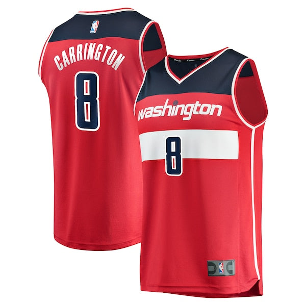 Carlton Carrington Washington Wizards  Fast Break Replica Player Jersey - Icon Edition - Red