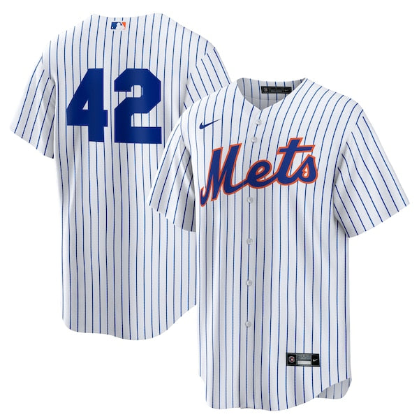 New York Mets Nike Home  2025 Jackie Robinson Day Replica Jersey - White
