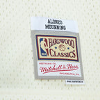Alonzo Mourning Miami Heat Chainstitch Swingman Jersey - Cream
