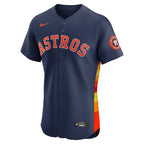 Houston Astros Nike Alternate 2 Elite Jersey - Navy/Orange