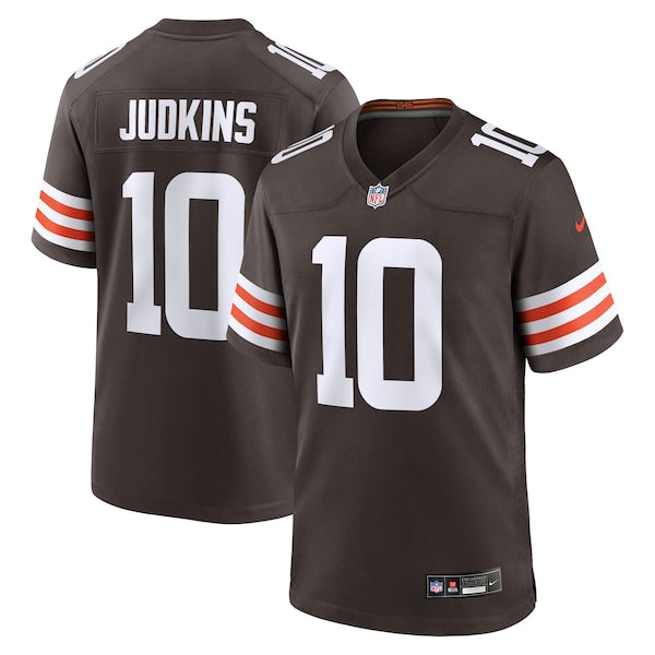 Quinshon Judkins Cleveland Browns Nike 2025 NFL Draft Game Jersey - Brown