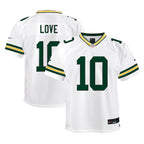 Jordan Love Green Bay Packers Nike Youth Player Game Jersey - White