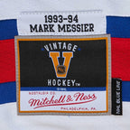 Mark Messier New York Rangers Captain Patch 1993/94 Blue Line Player Jersey - Blue