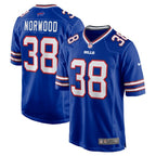 Tre Norwood Buffalo Bills Nike Team Game Jersey -  Royal