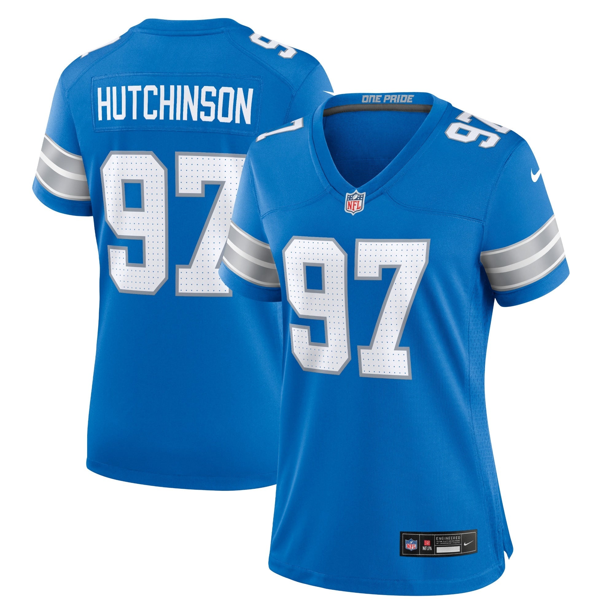 Aidan Hutchinson Detroit Lions Nike Women's Game Jersey - White