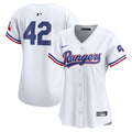 Texas Rangers Nike Women's 2024 Jackie Robinson Day Home Limited Jersey – White