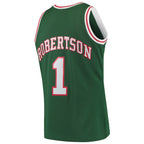 Oscar Robertson Milwaukee Bucks 1971/72 Hardwood Classics Swingman Jersey - Green