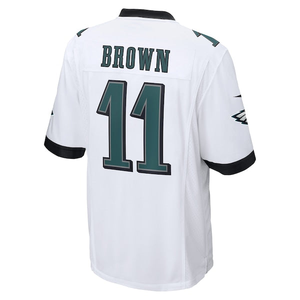 A.J. Brown Philadelphia Eagles Nike Game Jersey - White/Green
