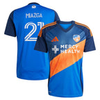 Matt Miazga FC Cincinnati adidas 2025 Orange and Blue Legacy Kit Replica Player Jersey - Blue