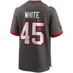 Devin White Tampa Bay Buccaneers Nike Game Jersey - Pewter/Red