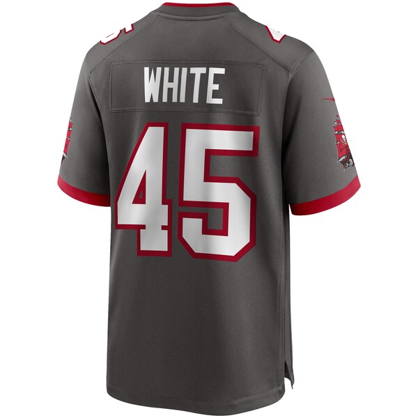 Devin White Tampa Bay Buccaneers Nike Game Jersey - Pewter/Red
