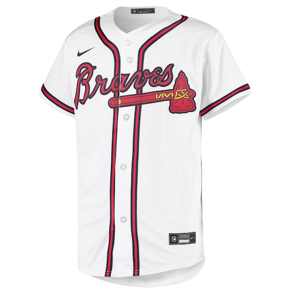 Atlanta Braves Nike Youth Home Replica Team Jersey - White