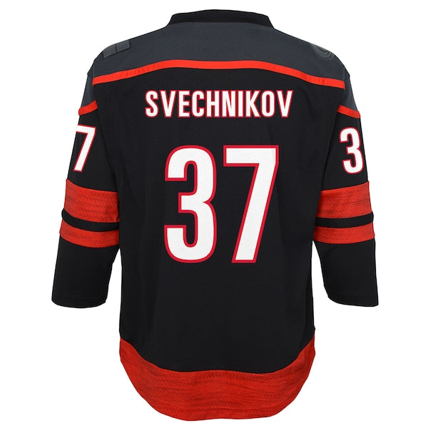 Andrei Svechnikov Carolina Hurricanes Youth Alternate Replica Player Jersey - Black