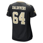 Nick Saldiveri New Orleans Saints Nike Women's Team Game Jersey -  Black