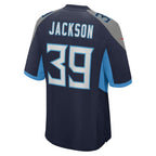 Matthew Jackson Tennessee Titans Nike Team Game Jersey -  Navy