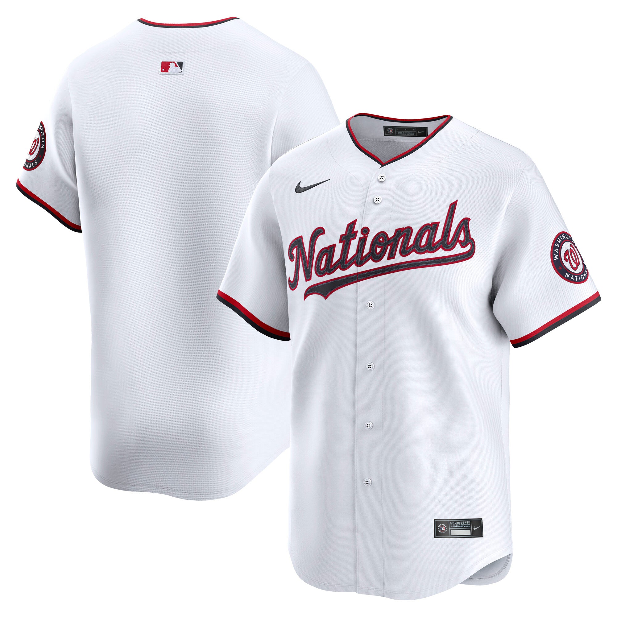Washington Nationals Nike Alternate Limited Jersey - Navy/White