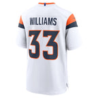 Javonte Williams Denver Broncos Nike Game Jersey - White
