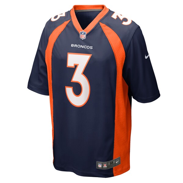 Russell Wilson Denver Broncos Nike Alternate Game Jersey - Navy/Orange/White