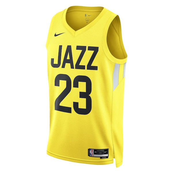 Lauri Markkanen Utah Jazz Nike Unisex Swingman Jersey - Icon Edition - Gold
