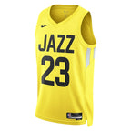 Lauri Markkanen Utah Jazz Nike Unisex Swingman Jersey - Icon Edition - Gold