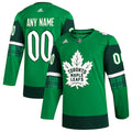 Toronto Maple Leafs adidas St. Patrick's Day Authentic Custom Jersey - Kelly Green