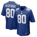 Gunner Olszewski New York Giants Nike Team Game Jersey -  Royal