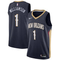 Zion Williamson New Orleans Pelicans Nike 2019 NBA Draft First Round Pick Swingman Jersey Navy - Icon Edition/White