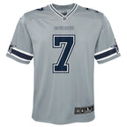 Trevon Diggs Dallas Cowboys Nike Youth Inverted Game Jersey - Silver
