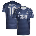 Kylian Mbappé Los Merengues adidas 2025/26 Away Replica Player Jersey - Blue/White