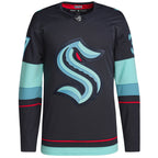 Yanni Gourde Seattle Kraken adidas Home Authentic Pro Primegreen Player - Jersey - Deep Sea Blue