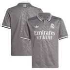 Los Merengues adidas Originals Youth 2024/25 Third Replica Jersey - Charcoal