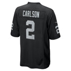 Daniel Carlson Las Vegas Raiders Nike Team Game Jersey -  Black