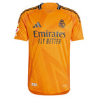 Kylian Mbappé Los Merengues adidas 2024/25 Away Authentic Jersey - Orange