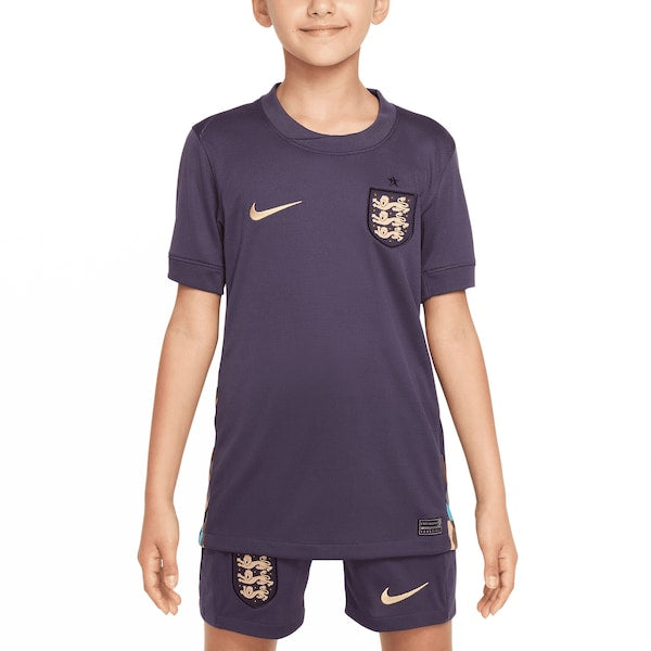England National Team Nike Youth 2024 Away Replica Blank Jersey - Purple