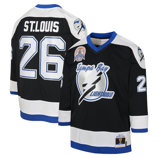 Martin St. Louis Tampa Bay Lightning Youth 2003 Blue Line Player Jersey - Black