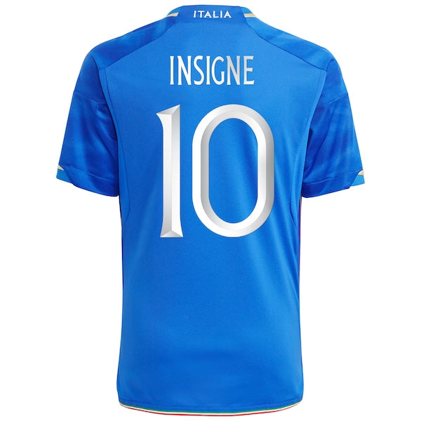 Lorenzo Insigne Italy National Team adidas Youth 2023 Home Replica Jersey - Blue
