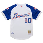 Chipper Jones Atlanta Braves 2004 Cooperstown Collection Authentic Throwback Jersey - White