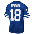 Peyton Manning Indianapolis Colts 1998 Throwback Fashion Jersey - Royal