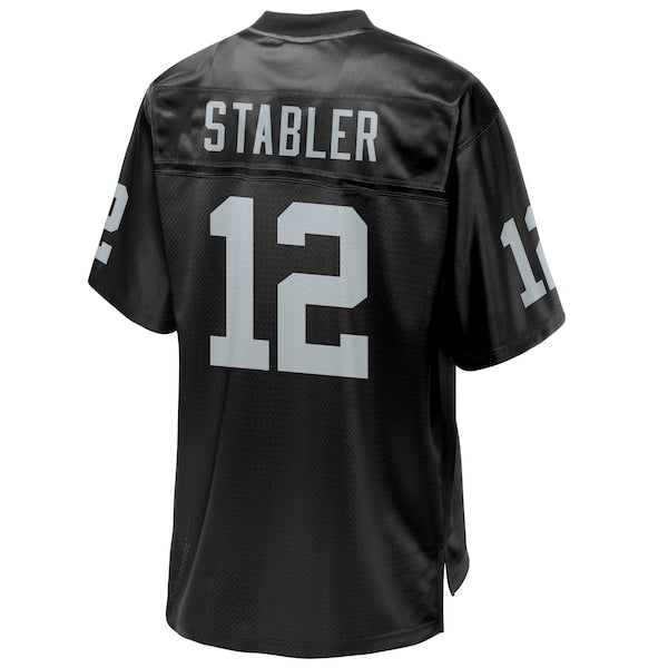 Ken Stabler Las Vegas Raiders NFL Pro Line Retired Player Replica Jersey - Black