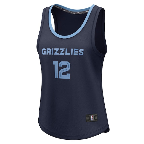 Ja Morant Memphis Grizzlies  Women's Fast Break Player Jersey - Icon Edition - Navy