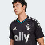 Charlotte FC adidas 2025 Fortress Kit Replica Jersey - Black