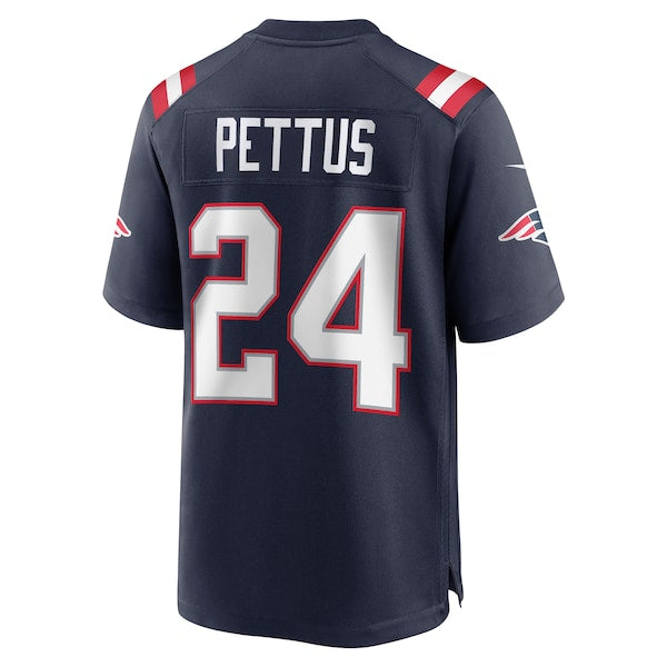 Dell Pettus New England Patriots Nike  Game Jersey -  Navy