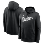 Los Angeles Dodgers Nike Logo Club Fleece Hoodie - Black