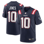 Mac Jones New England Patriots Nike Player Game Jersey - Navy/Red/White