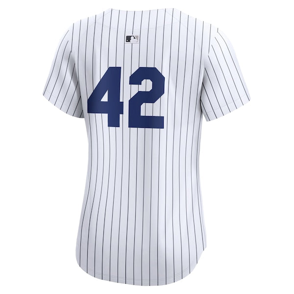 New York Yankees Nike Women's 2024 Jackie Robinson Day Home Limited Jersey – White